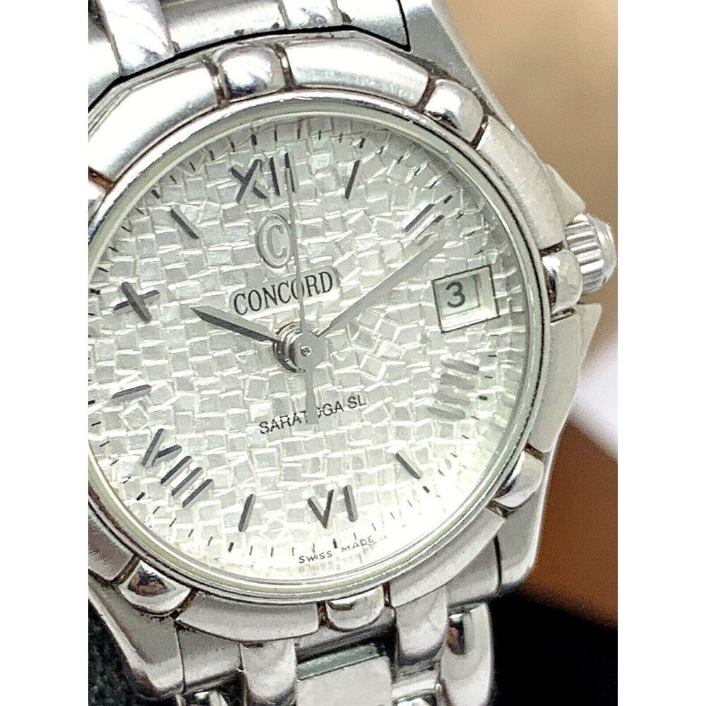 Concord Women's Watch Saratoga 14.36.275 Swiss Quartz Silver Steel Petit…